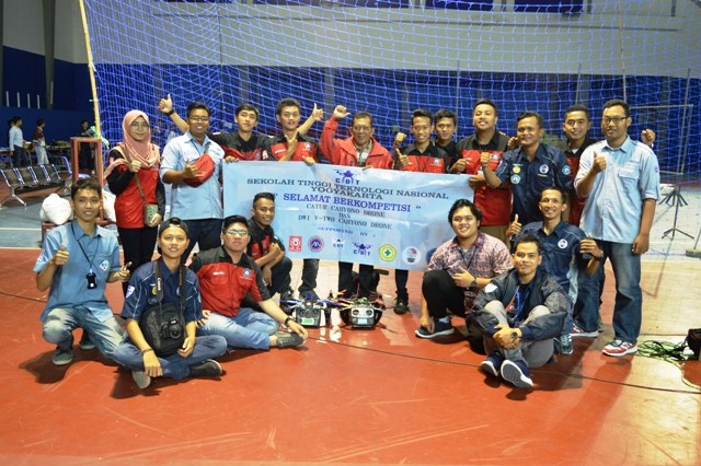 Drone Mahasiswa STTNAS Sabet Juara 2 BCC Malang
